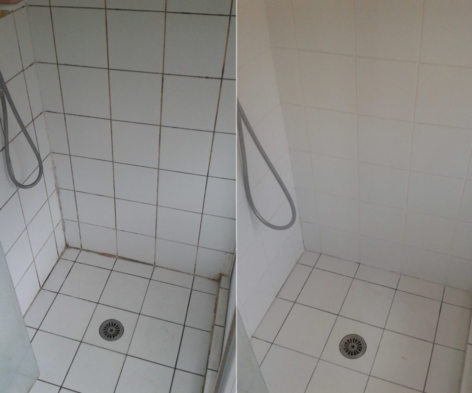 results of shower cleaning