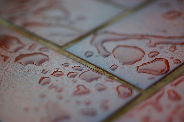 slippery tiles